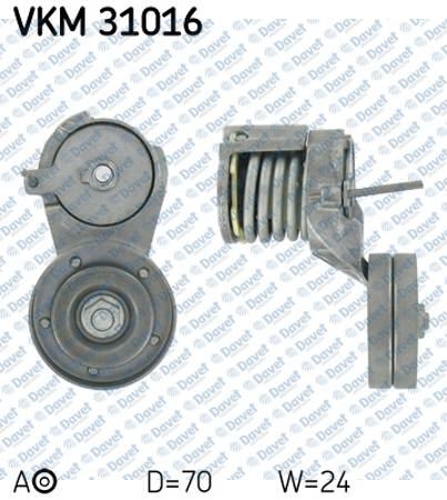 SKF VKM 31016 Alternator Gergi Rulmani (Kutuklu) Bora (00 05) Golf Iv Octavia Toledo Ii Leon 1.4 16v 1.6 1.6 16v